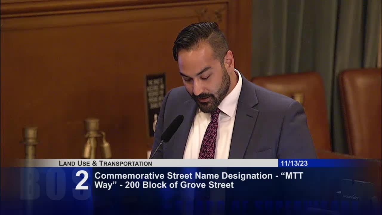 San Francisco honors Michael Tilson Thomas with MTT Way street naming resolution