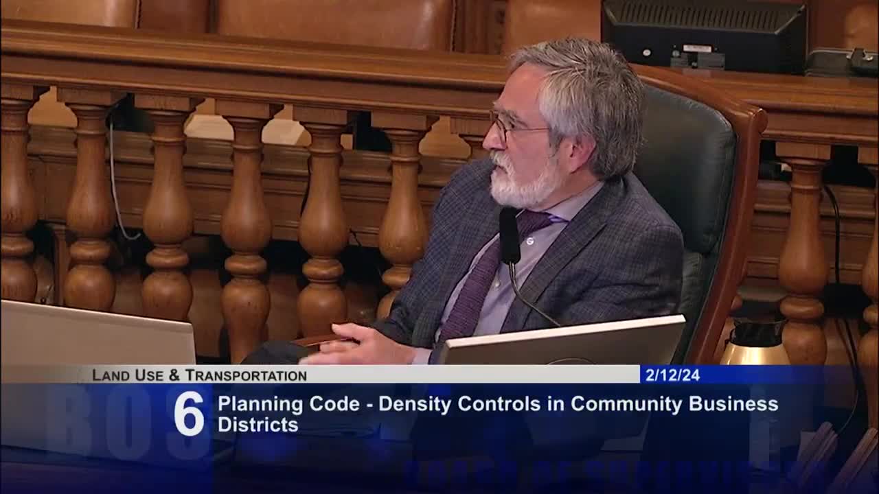 San Francisco Planning Commission reviews zoning legislation amidst public concerns