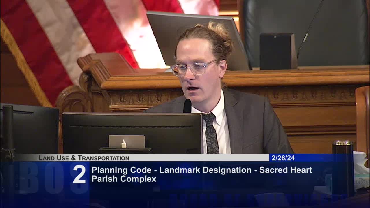 Historic Preservation Commission recommends landmark designation for Sacred Heart Parish Complex