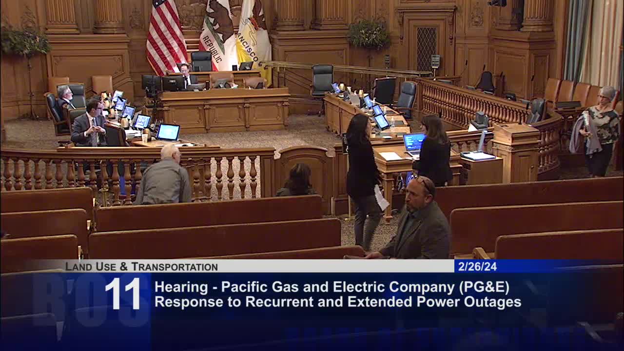 San Francisco hearing addresses recurring power outages affecting District 7 residents