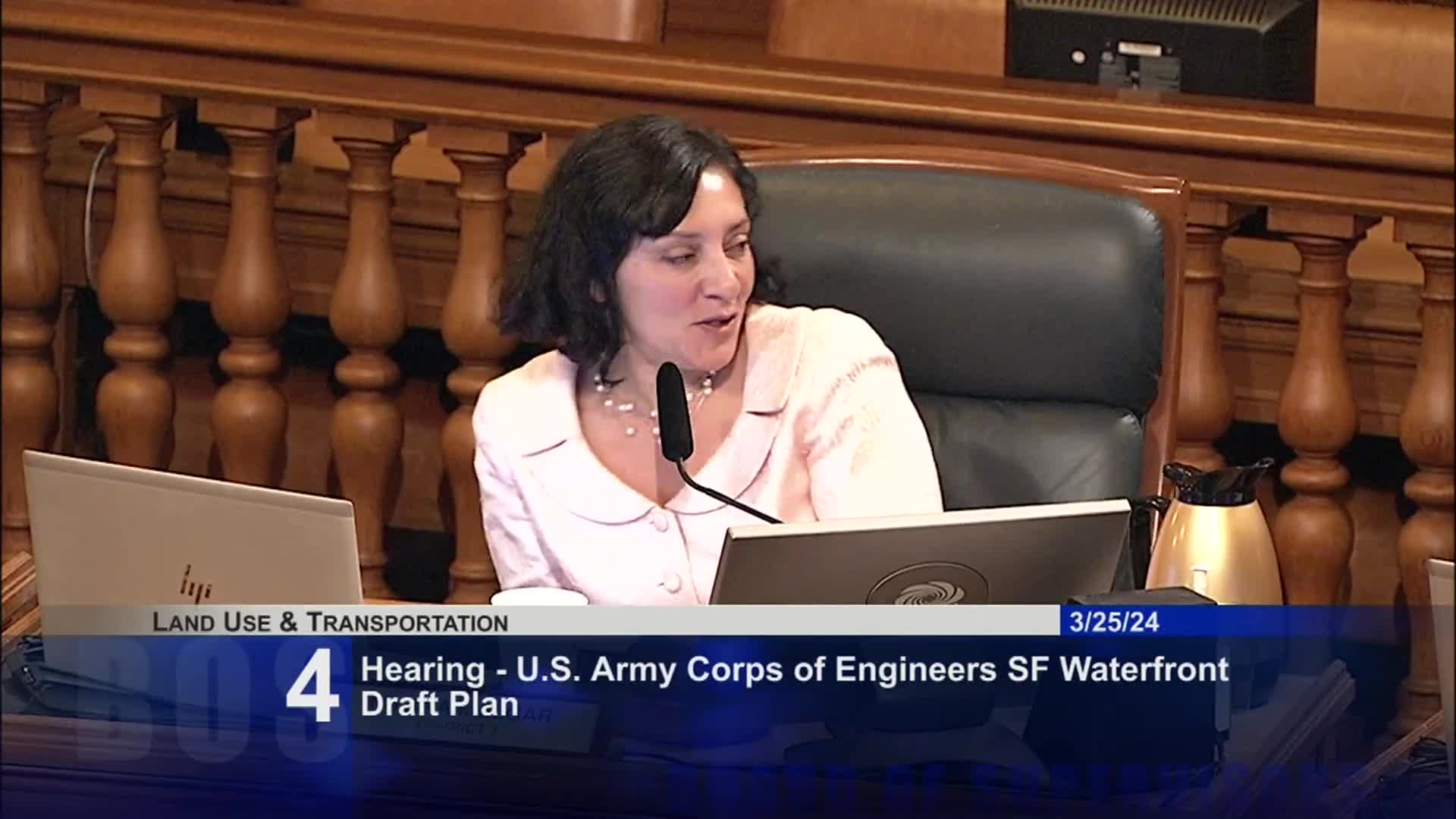 Beck Trebesch advocates for Southern Waterfront investment at San Francisco hearing