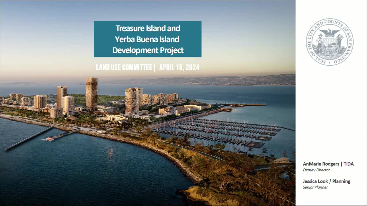 San Francisco advances Treasure Island sustainable neighborhood development plan