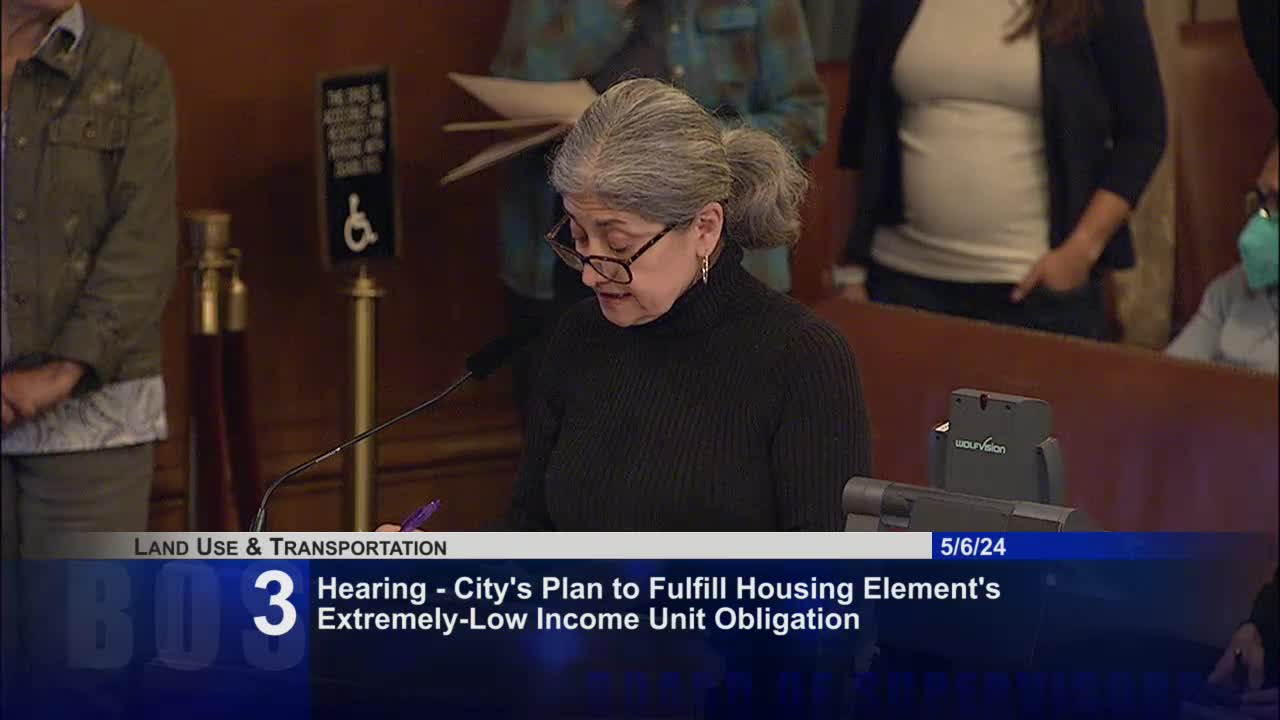 San Francisco advocates demand funding for extremely low income housing at city hearing