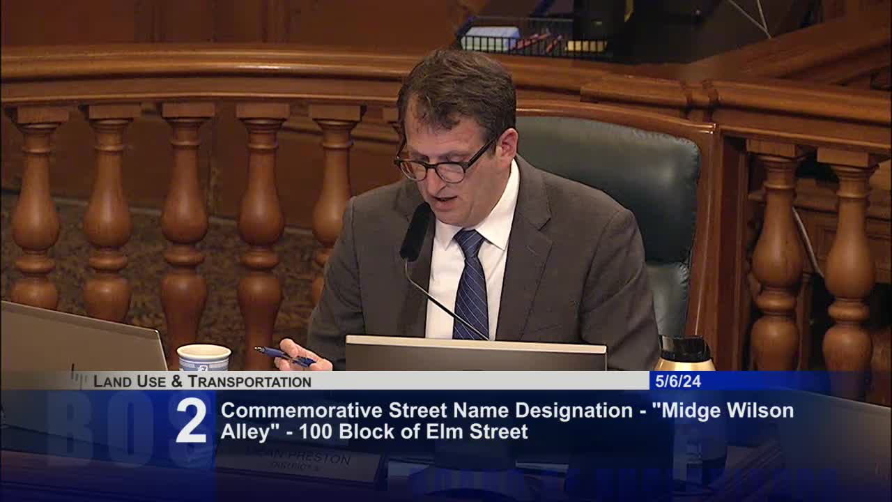 Supervisor Preston pushes for Elm Street commemorative street name designation
