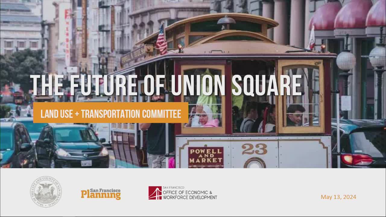 San Francisco reports on Union Square's retail recovery and tourism challenges
