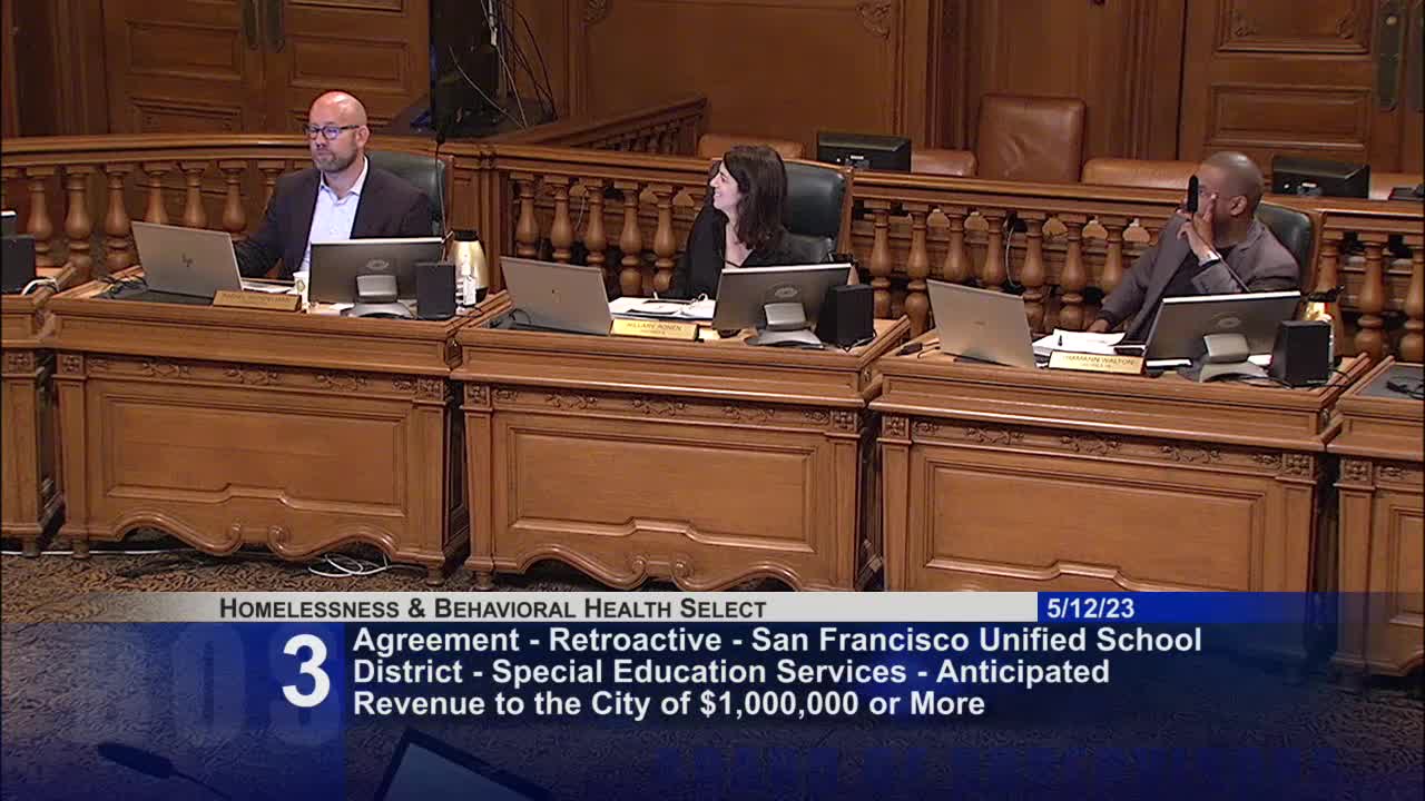 Public comments highlight gaps in San Francisco's mental health and homelessness programs