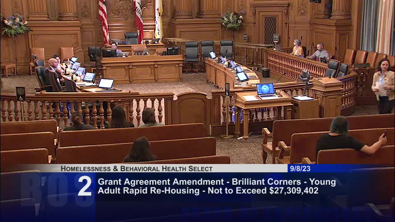 Committee approves $108M grant extension for Tenderloin Housing Clinic services
