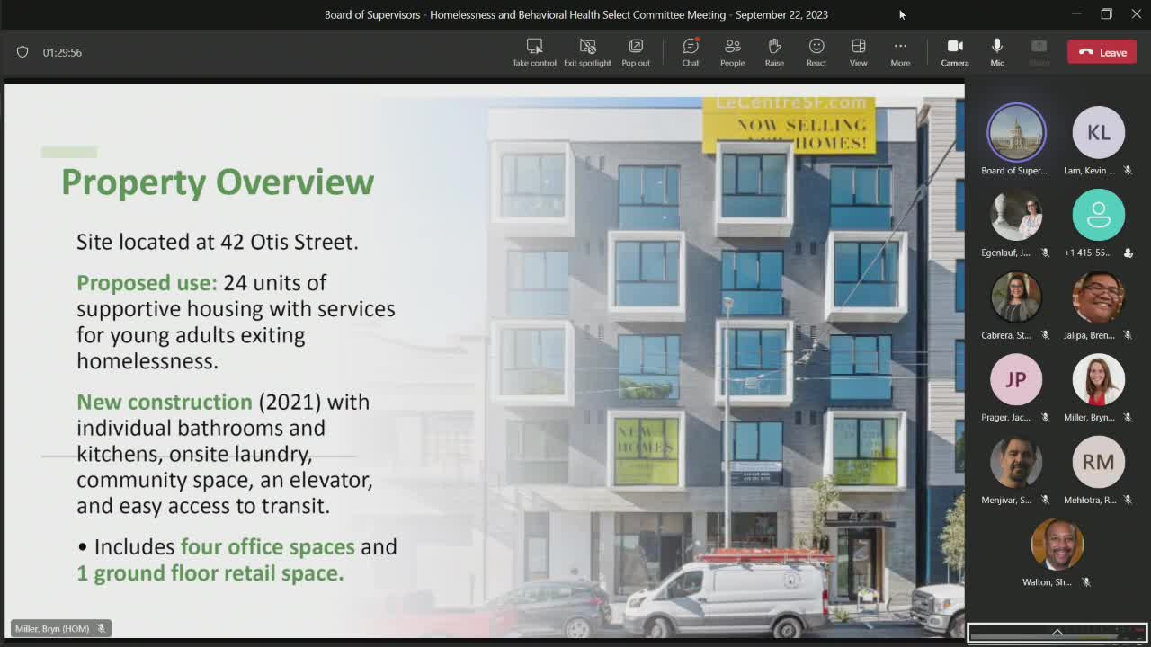 San Francisco approves acquisition of 42 Otis Street for homeless youth housing