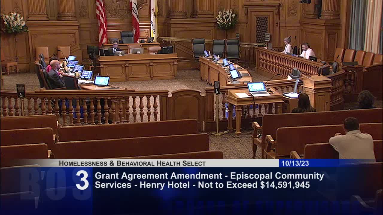 San Francisco approves $47M amendment for permanent supportive housing agreement