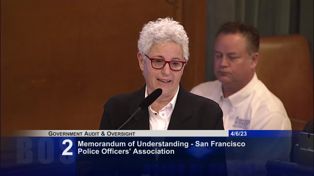 Supervisor Preston calls for timely vote on police department MOU agreement