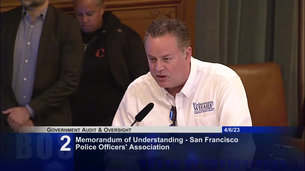 San Francisco Police Union supports MOU to retain officers and enhance public safety