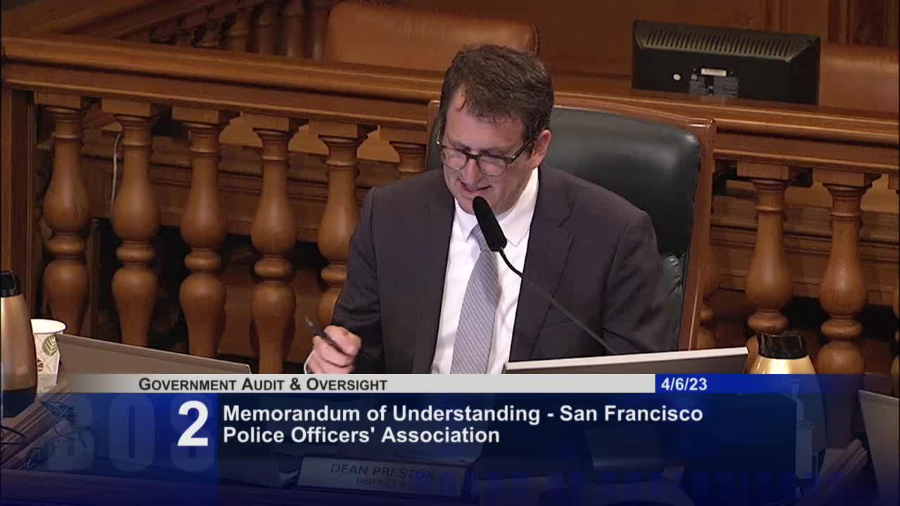 San Francisco board approves new Police Officers Association labor agreement