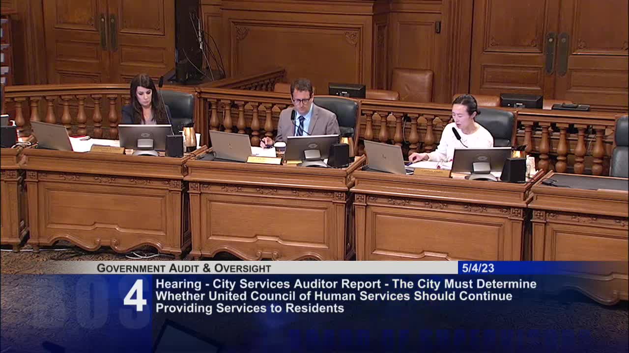 City Supervisor Chan questions nonprofit performance amid ongoing issues with providers