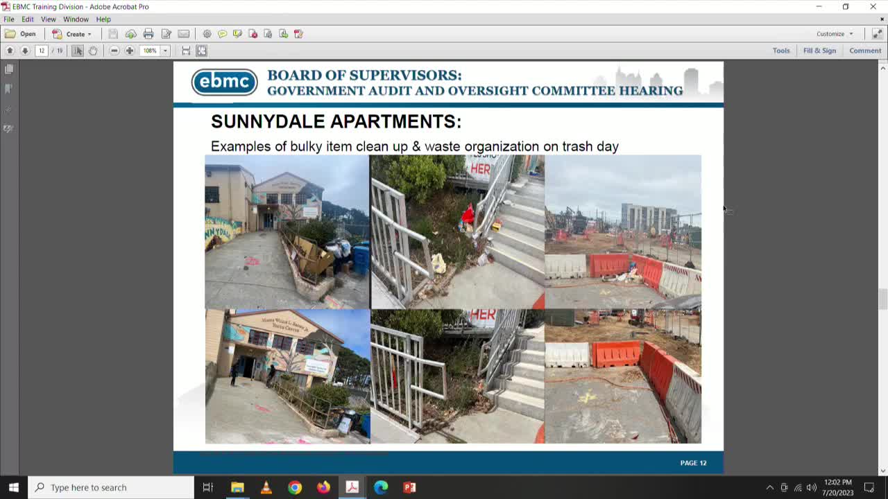 Sunnydale team actively clears bulky waste ahead of trash pickup