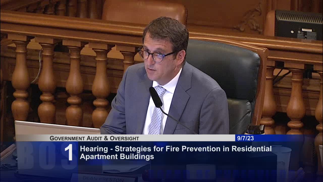 Supervisor Chan prioritizes fire safety and sprinkler technology enhancements in local buildings