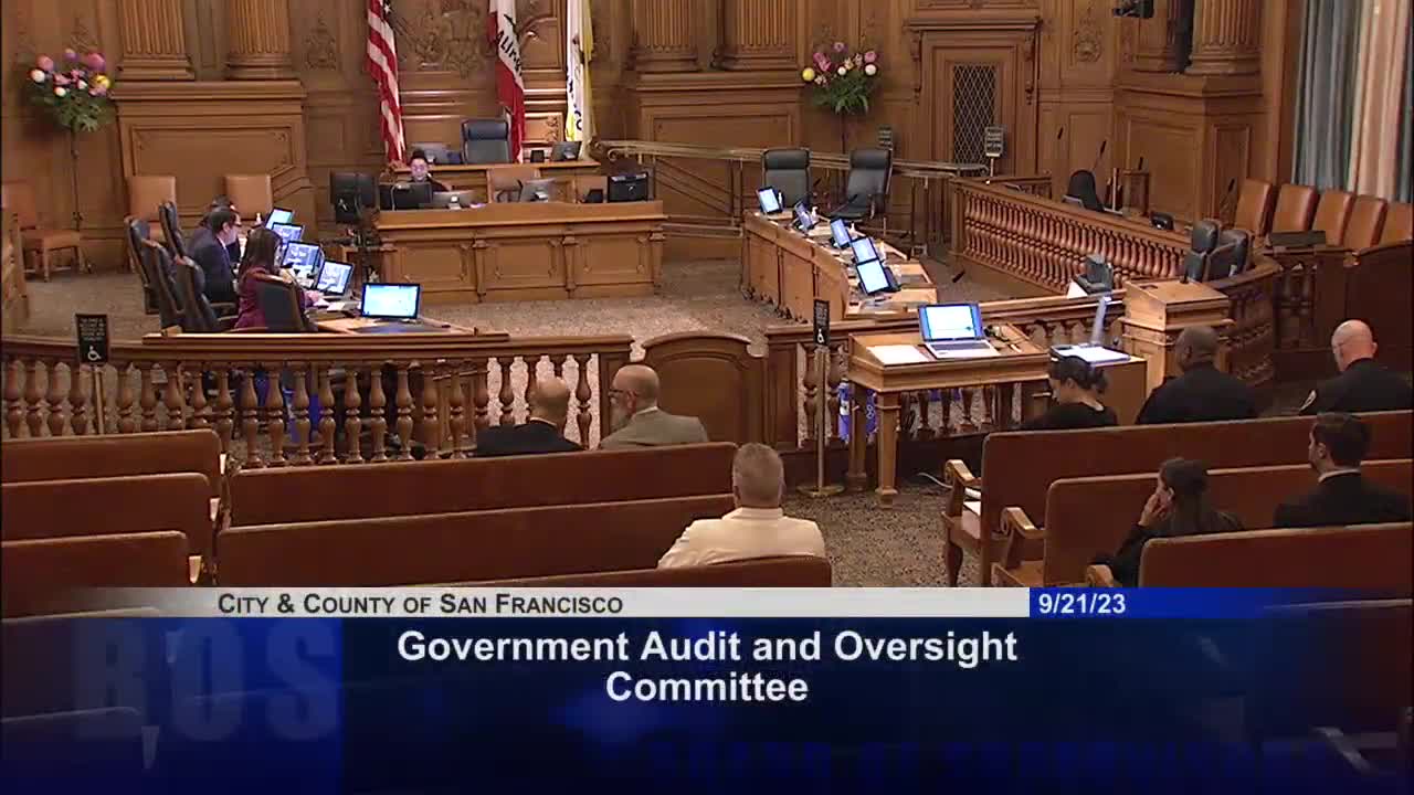 San Francisco committee reviews comprehensive plan against car break-ins