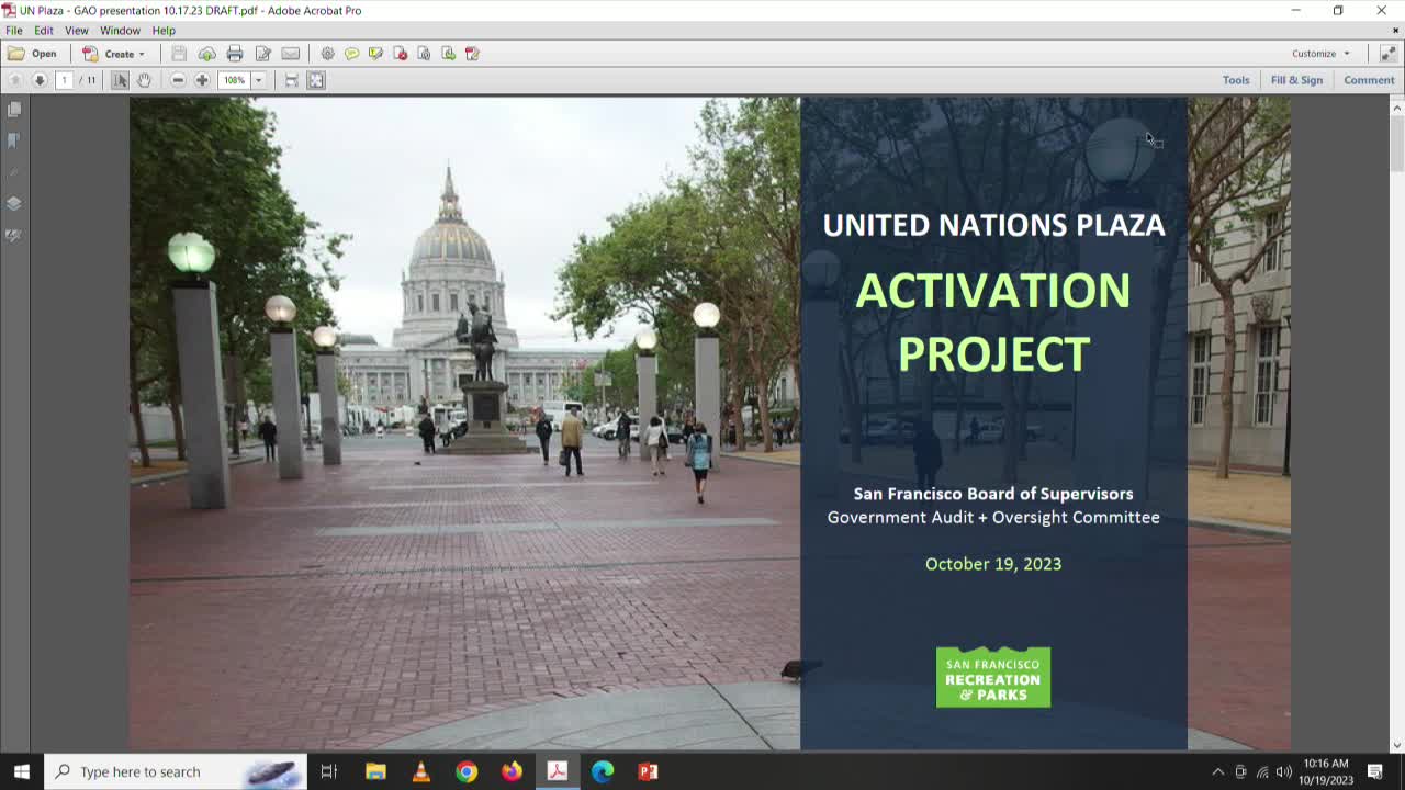 San Francisco unveils UN Plaza activation project to enhance public safety and engagement