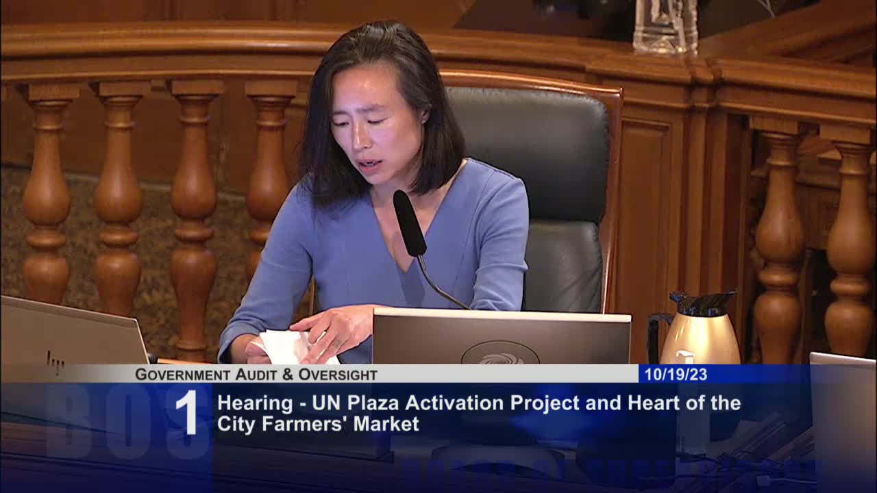 Supervisor Chan criticizes farmer's market displacement in District 5 project