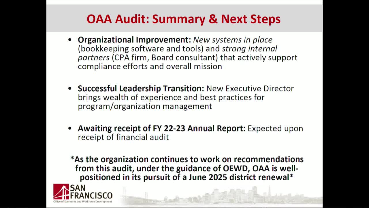 Ocean Avenue Association leadership highlights progress and challenges at community meeting