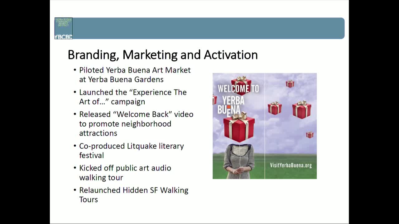 Yerba Buena secures $1.8M grant for public space beautification and community engagement