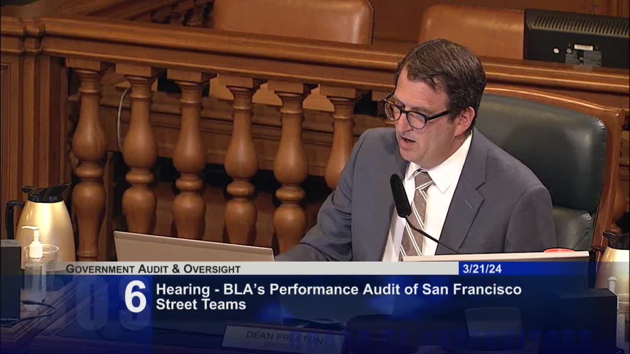 San Francisco audit reveals critical improvements needed for street response teams