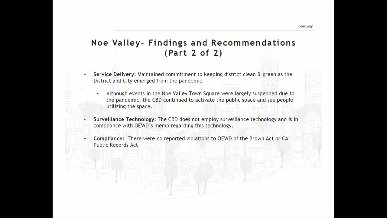 Noe Valley and Castro CBDs focus on community recovery and cleanliness efforts