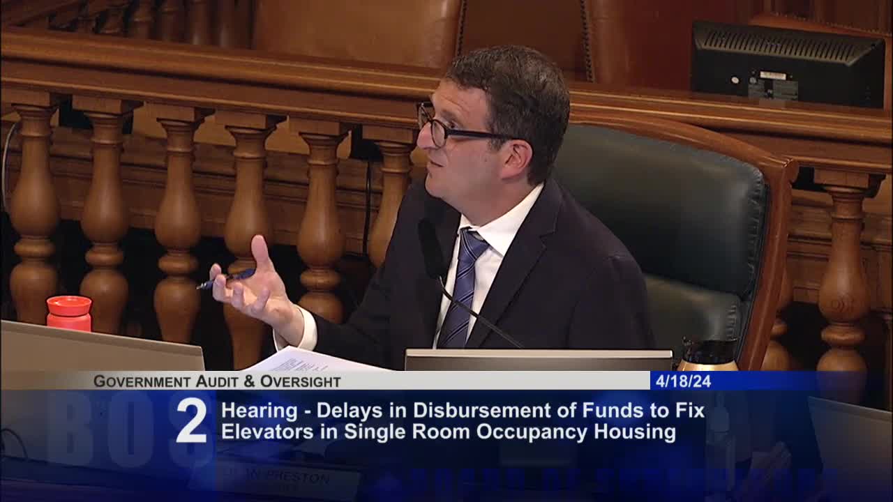 City officials discuss $10M funding for elevator repairs affecting supportive housing