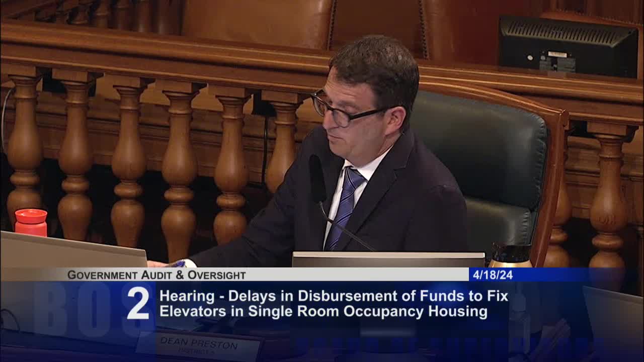 San Francisco supervisors demand action on delayed elevator repairs for vulnerable residents