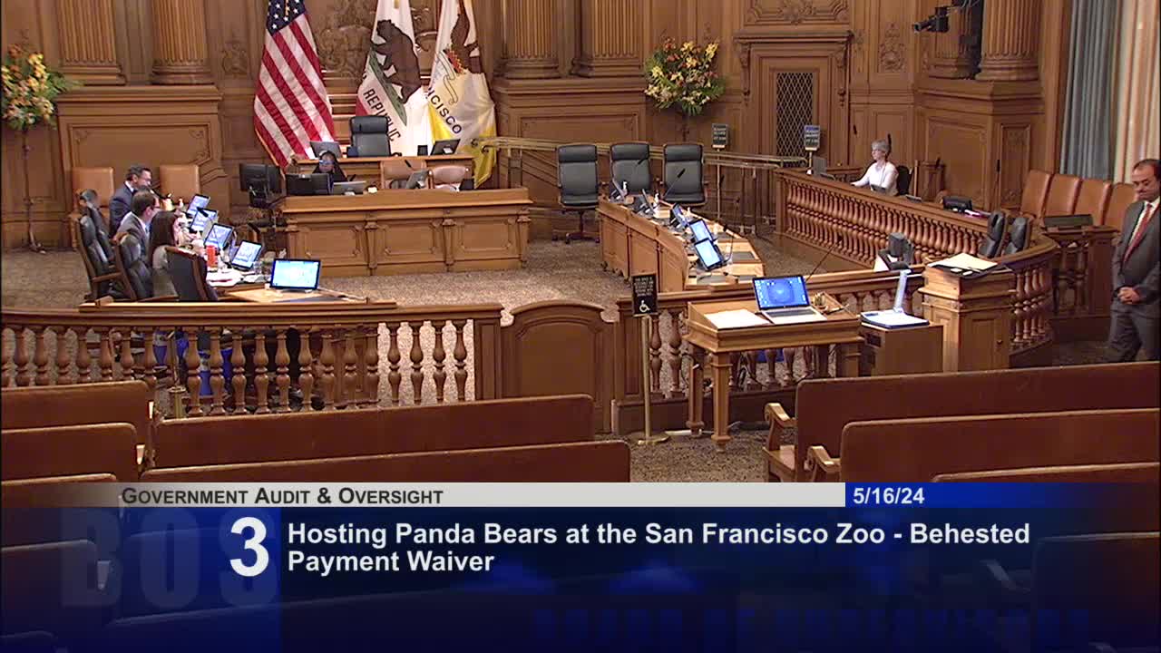 San Francisco officials discuss funding and timeline for new panda exhibit