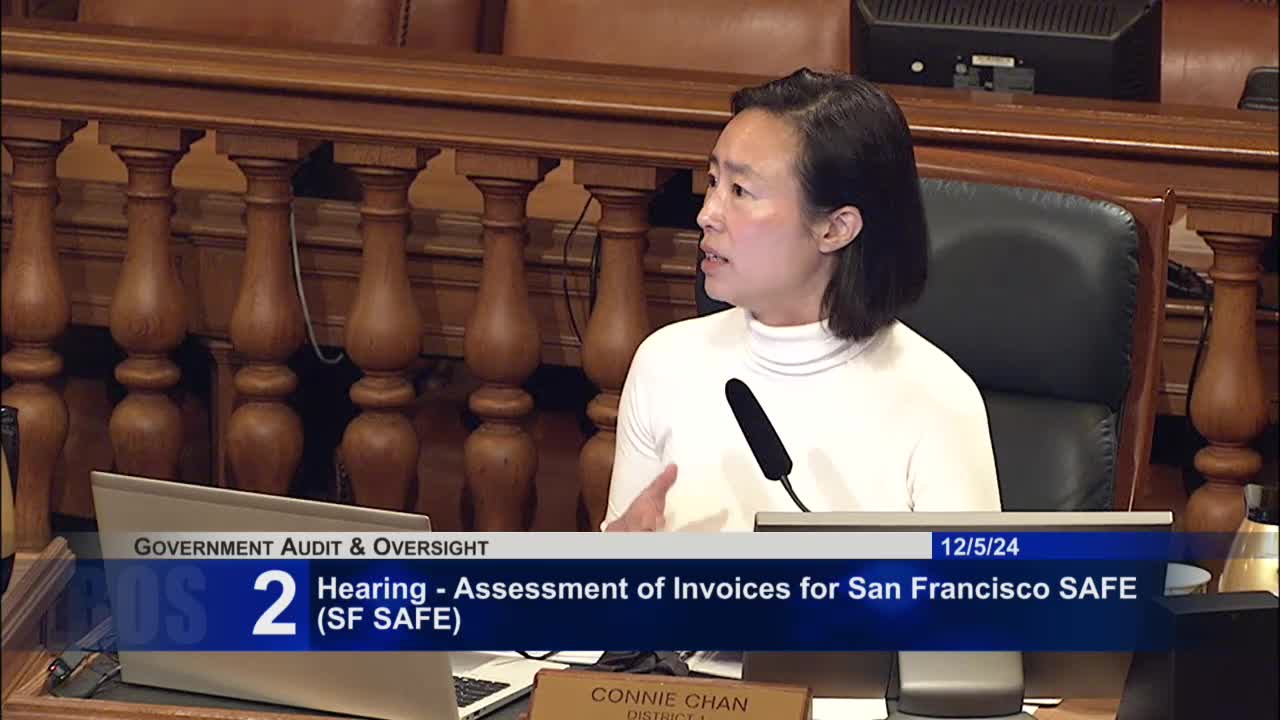 San Francisco supervisors question SF SAFE leadership and funding allocation