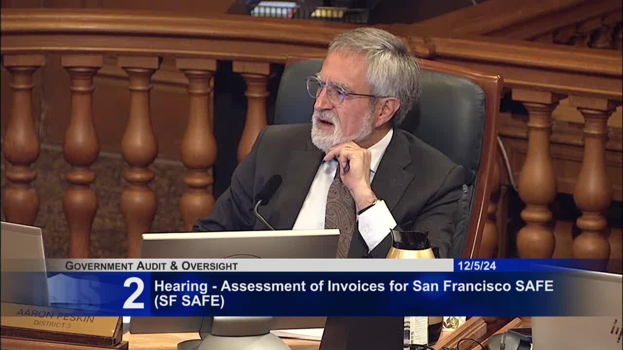 Hearing reveals lack of accountability among SF SAFE board amid funding disputes