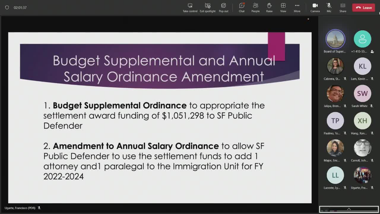 Public Defender's Office secures settlement funding for immigration defense positions