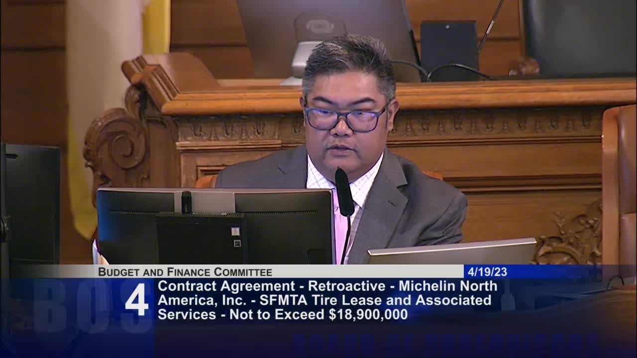 San Francisco MTA approves $18.9M tire services contract with Michelin