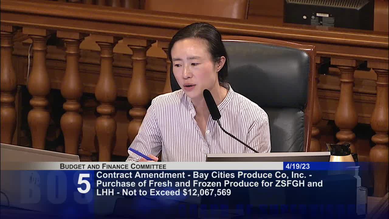 San Francisco approves $12M food service contract extension for General Hospital