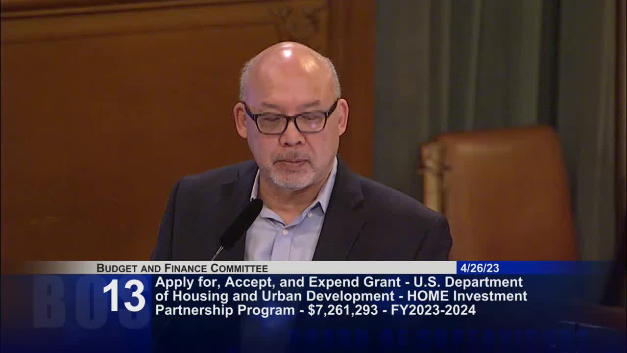 Public comments highlight urban housing grant and personal housing struggles