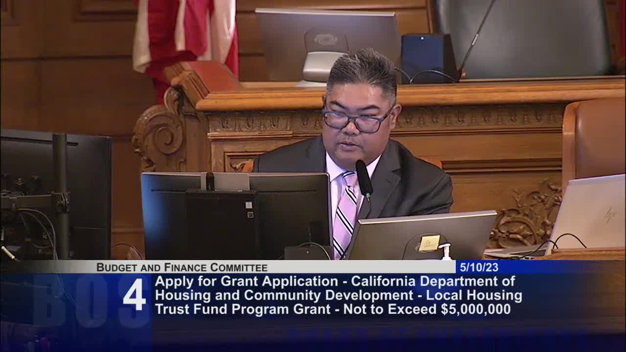 San Francisco seeks $5M from state housing fund for local projects