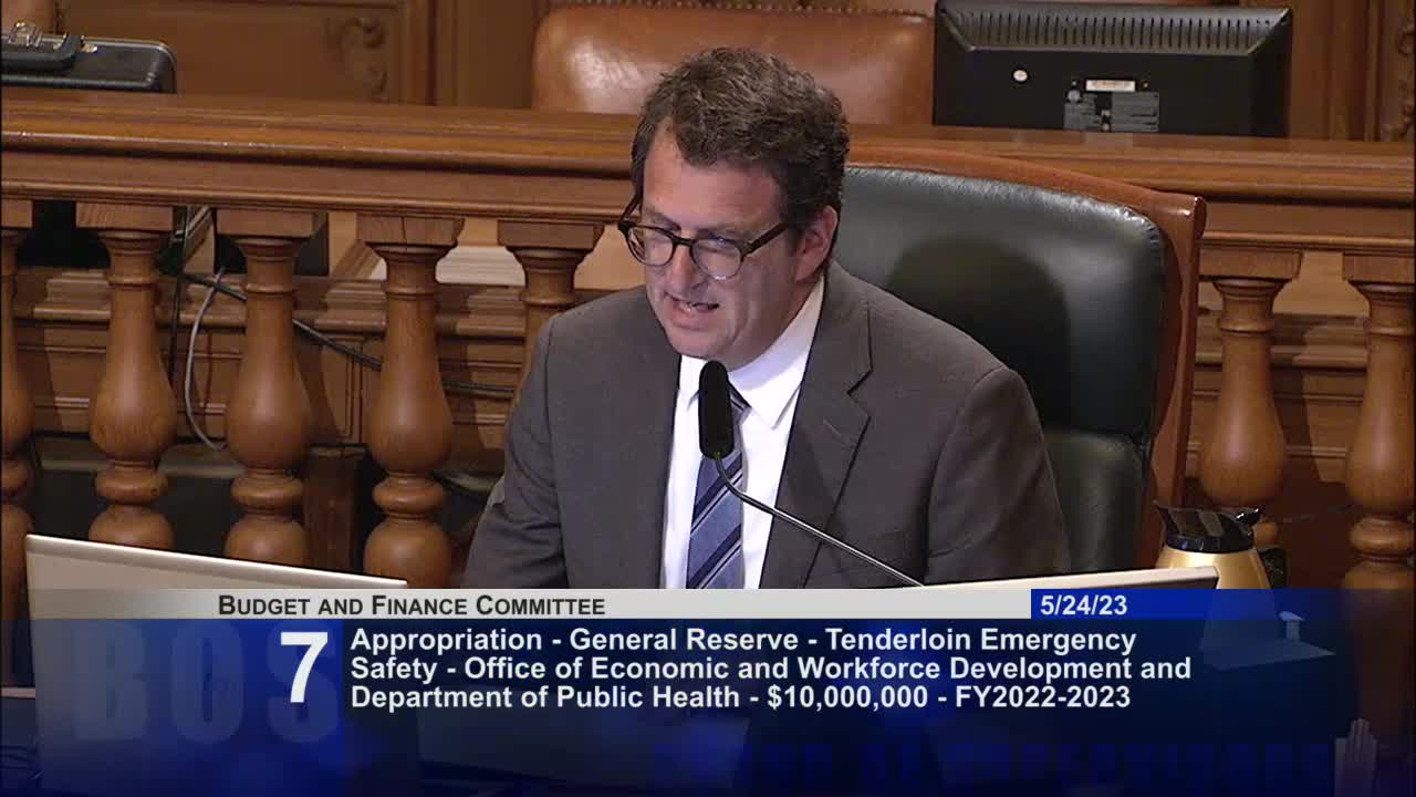 San Francisco Board proposes $10M for Tenderloin safety measures and support programs