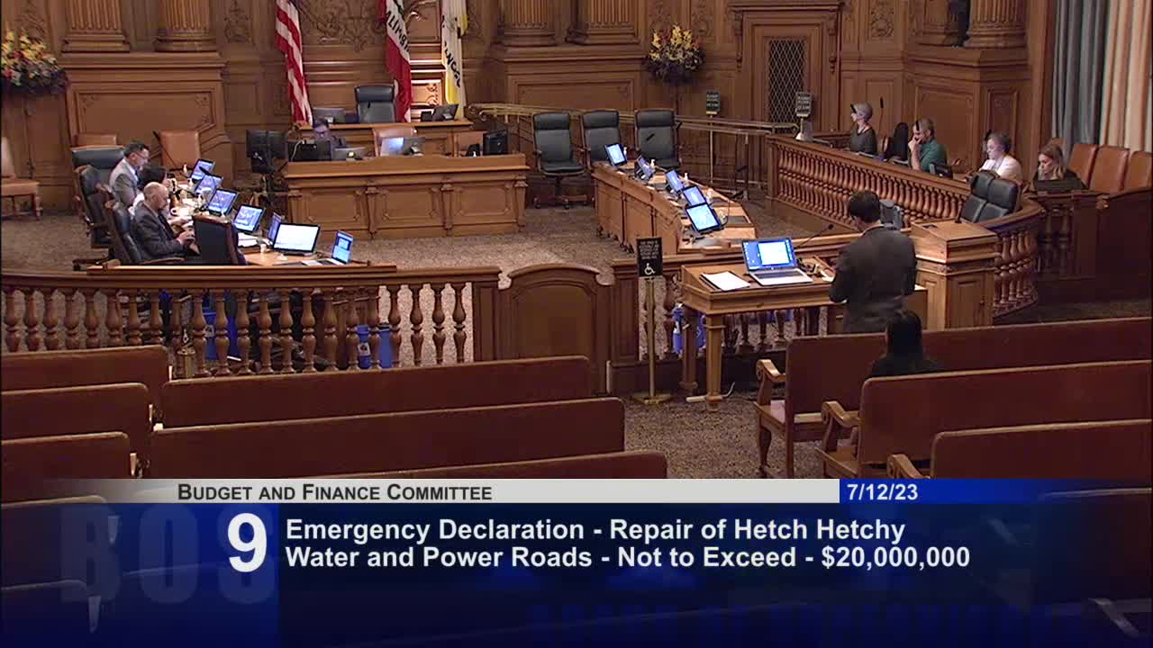 SFPUC committee recommends emergency contract amendments for storm damage repairs