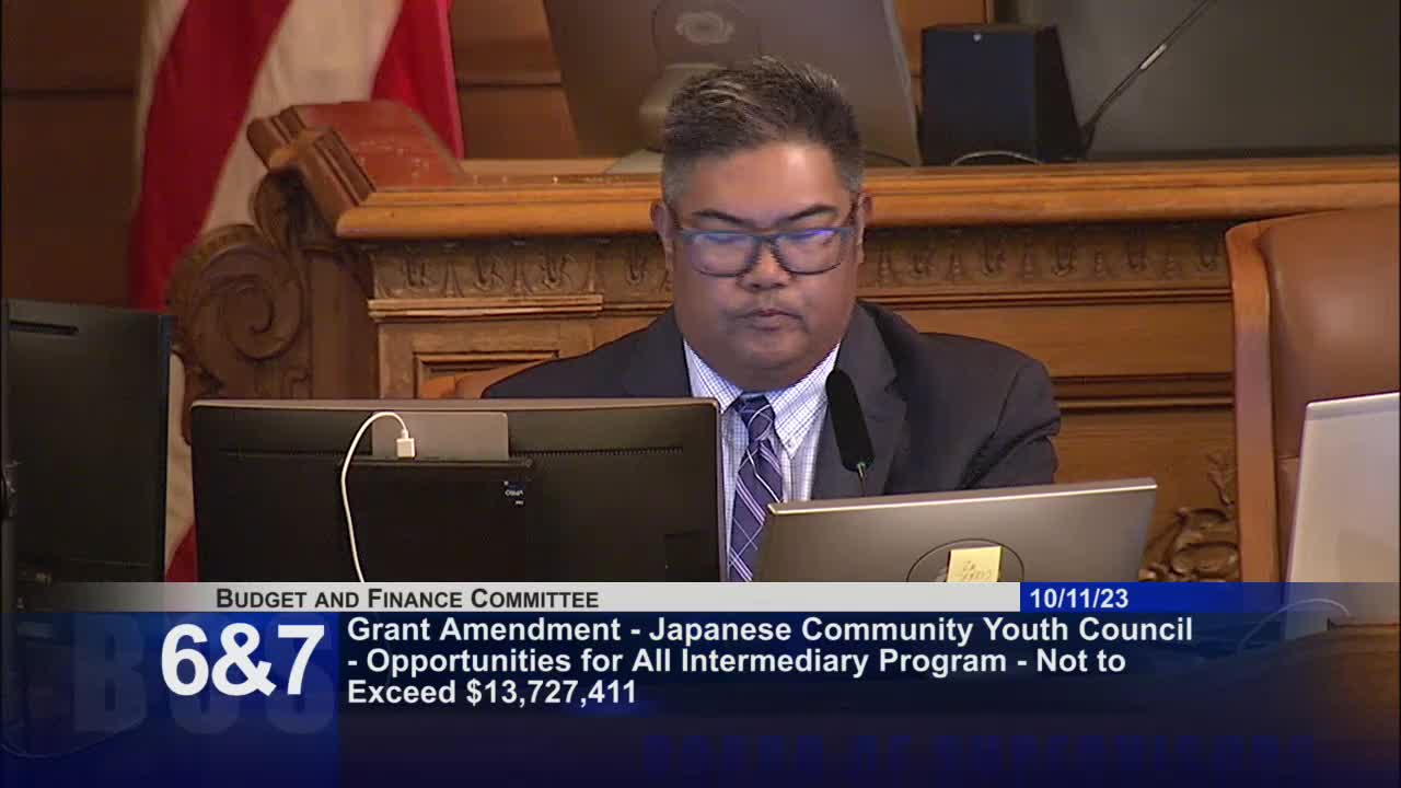 DCYF proposes funding amendments for youth programs in San Francisco
