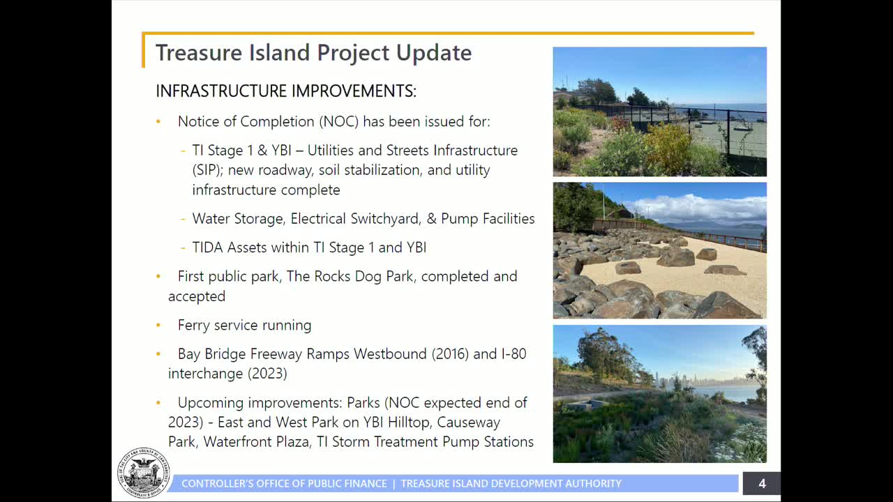 Treasure Island development plans accelerate with affordable housing and infrastructure improvements