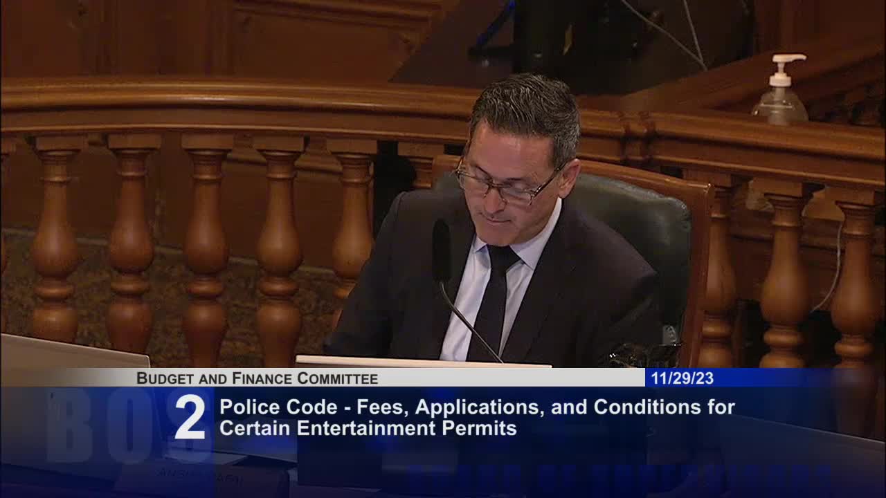 San Francisco supervisors advance entertainment legislation to ease business operations