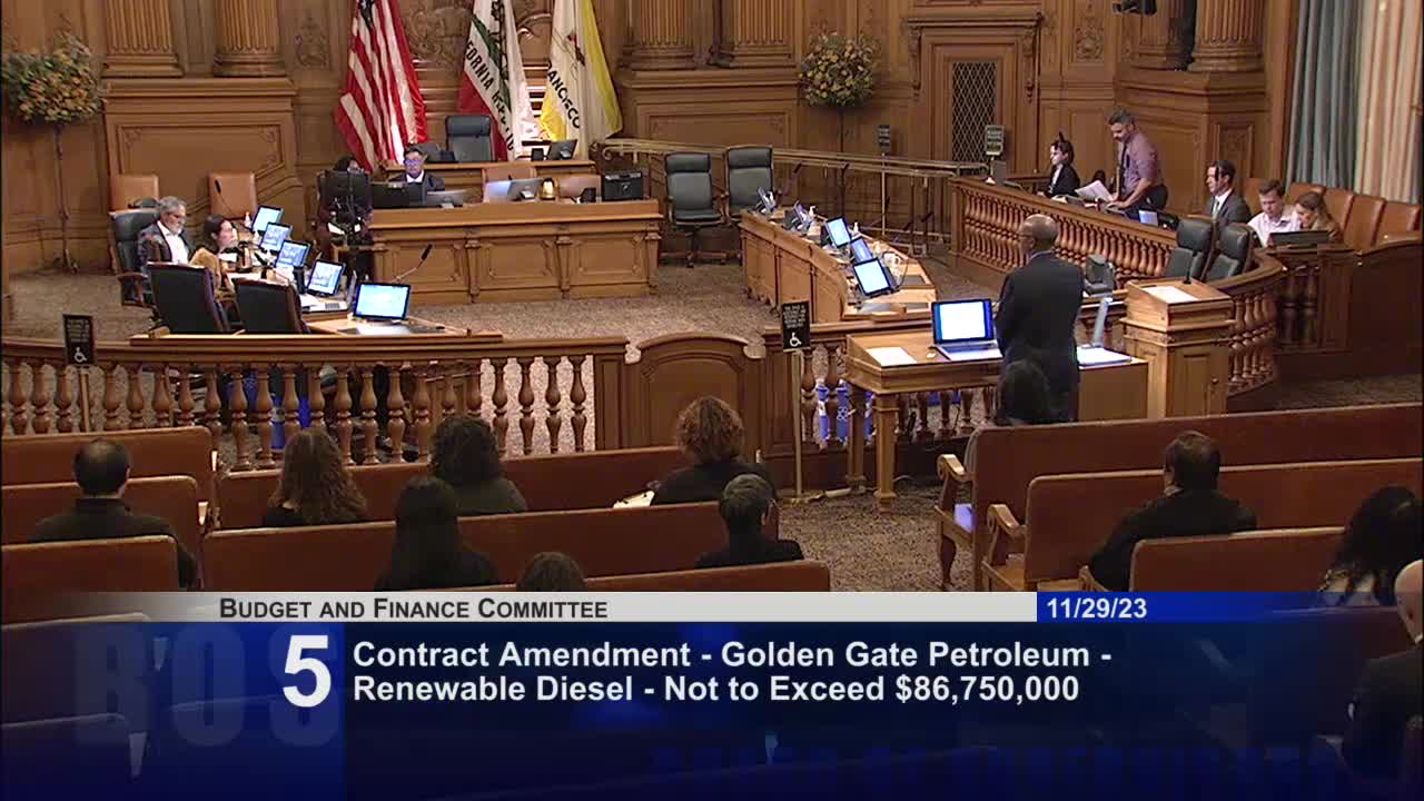 City budget committee discusses $18M fuel contract and emergency preparedness