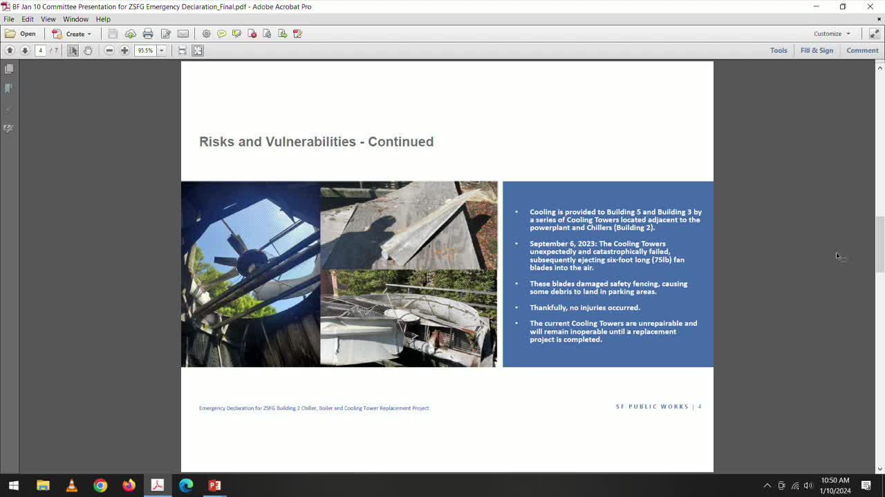 San Francisco declares emergency for Zuckerberg Hospital cooling tower replacement project