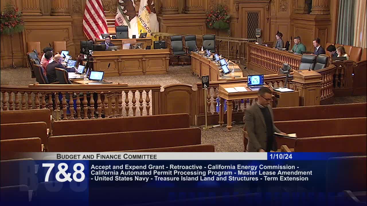 Treasure Island Development Authority extends Navy lease for one year