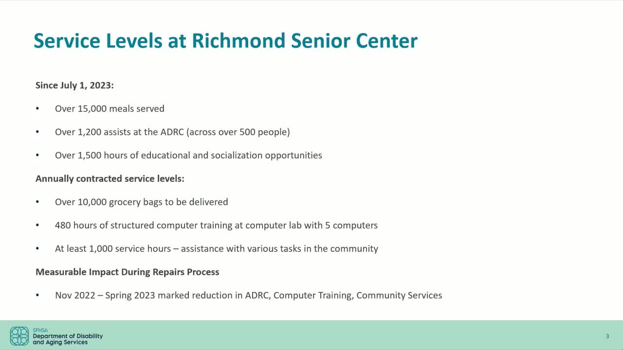 Richmond Senior Center navigates construction delays impacting services and community engagement