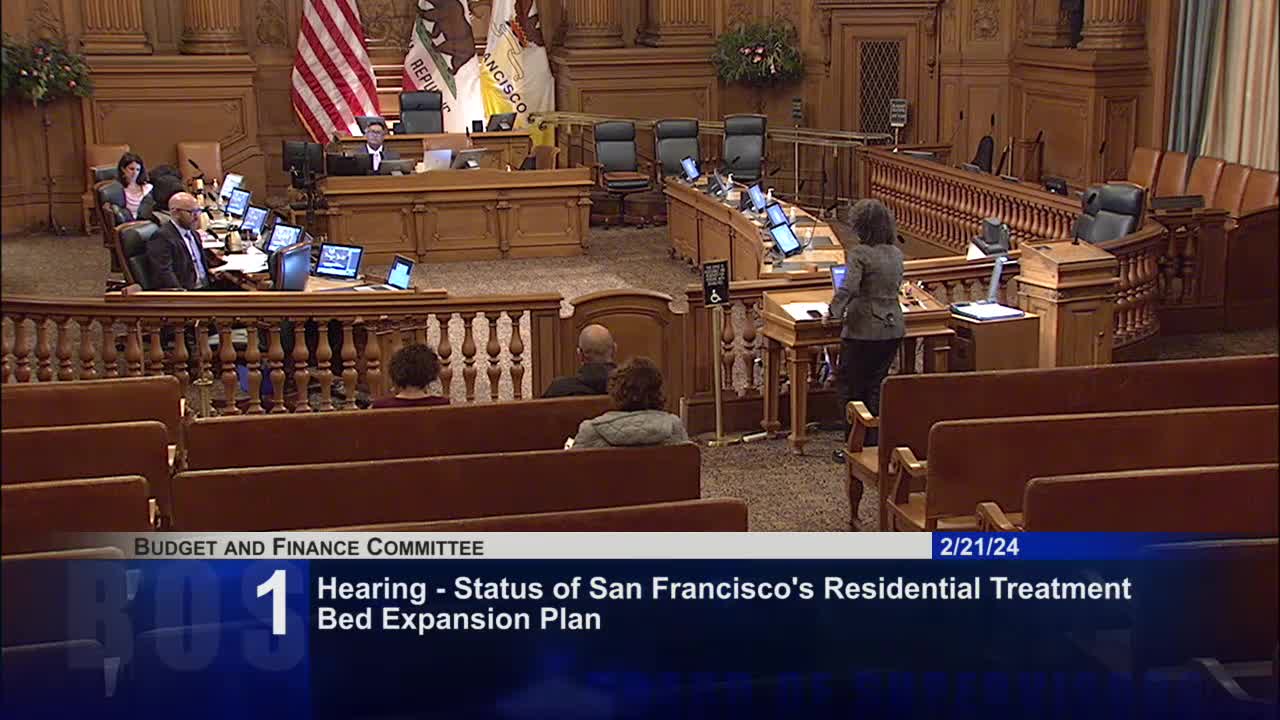 San Francisco committee addresses hospital discharge delays and mental health resource needs