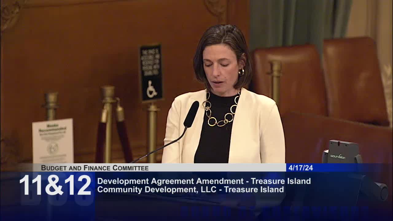 San Francisco committee approves financing for Treasure Island housing developments