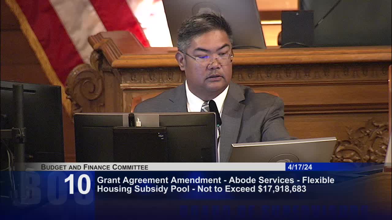 San Francisco extends housing subsidy grant with Abode Services by $8 million