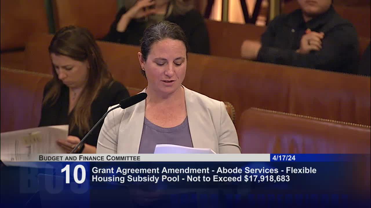 Housing Services Committee discusses $3M budget for rental subsidies and client support