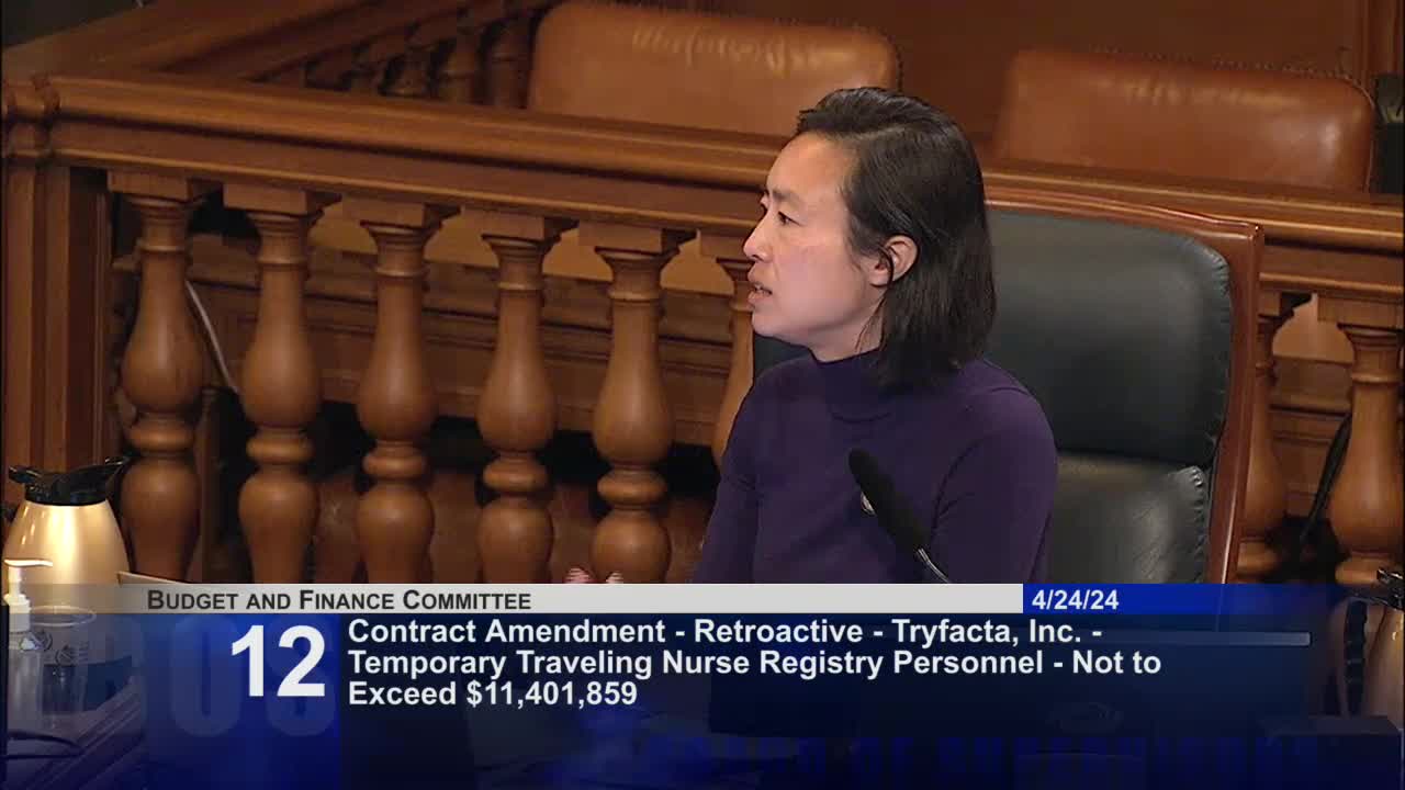 San Francisco DPH discusses $80 million nursing contract and recruitment strategies
